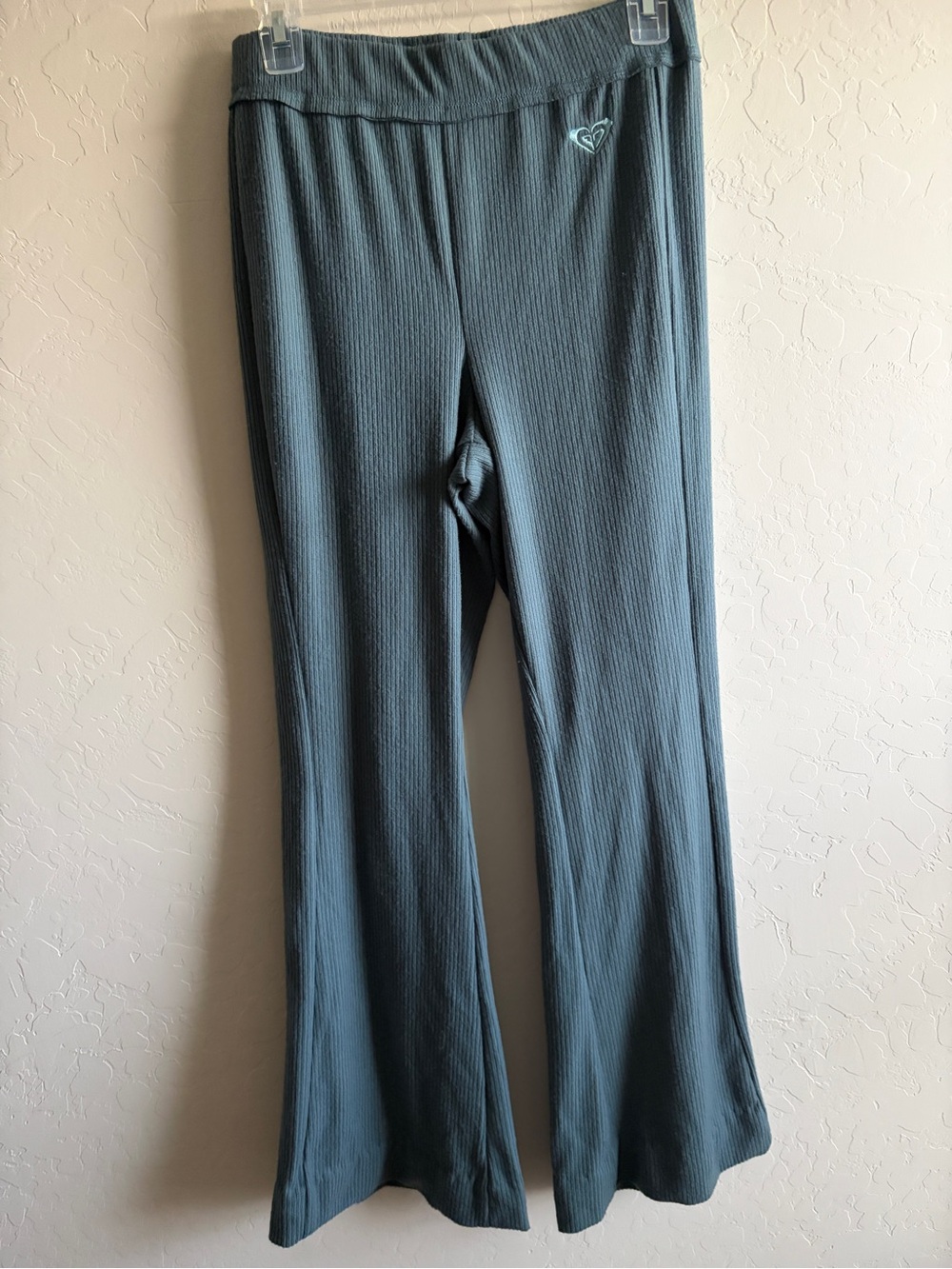 Roxy Forest Green Ribbed Active Set - Picture 6 of 7